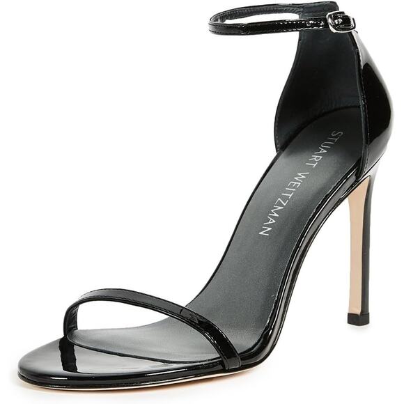 Stuart Weitzman Nudistsong Dress Sandal - 37.5 - Black